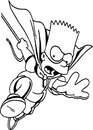 Download and print these the simpsons coloring pages, tv & film for free. Superman Spiderman Bart The Simpsons Coloring Page Superman Coloring Pages Bear Coloring Pages Coloring Pages
