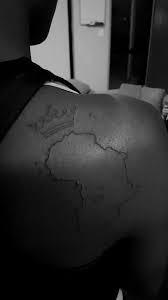 I've talked about tattoos with just words written several times. Continent Africa Tattoo With Crown Novocom Top