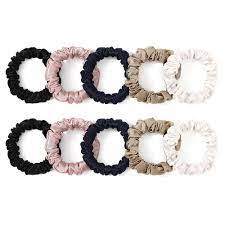 Maybe you would like to learn more about one of these? Amazon Com Lilysilk Pure Silk Scrunchies For Women Colorful Hair Bow Ties Girls Unique Bobble Elastics Hair Scrunchy Soft Cute 10pc Mini Beauty Personal Care