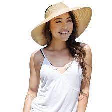 Simplicity Simplicity Womens Sun Hat Foldable Straw Sun Visor Beige Brown Walmart Com Sun Hats For Women Sun Hats Straw Sun Visor