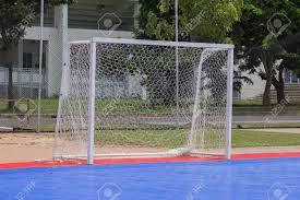 What is the dimension of a futsal court? Goal Post In Public Futsal Court Stock Photo Picture And Royalty Free Image Image 46391823