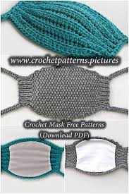 Looking for a free printable face mask pattern? Crochet Face Mask Free Pattern Instructions Pdf Download