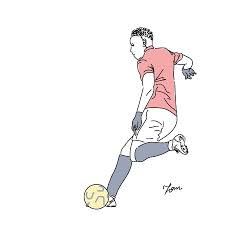 tom on instagram ボールを蹴ってる瞬間のシルエットが綺麗 スポーツ出来る人って憧れるなぁ イラスト イラストレーター サッカー スポーツ 瞬間を切り取る illust illustrator artwork tomillust サッカー イラスト サッカーアート イラスト