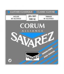 String Set Savarez 520r For Classical Guitar Nylon High Tension