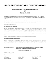 RUTHERFORD BOARD OF EDUCATION