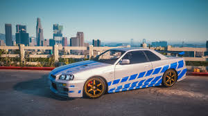 Slap jack's 1993 toyota supra competes against the skyline successfully until he makes too wide a turn, allowing brian to take the lead. 2 Fast 2 Furious Nissan Skyline R34 Livery Gta5 Mods Com
