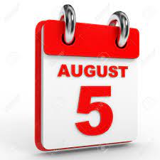 Special to the globe and mail. 5 August Calendar On White Background 3d Illustration Stock Photo Picture And Royalty Free Image Image 50637246