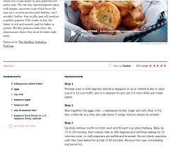 Nyt S Mark Bittman Popovers 25 Mins Is Plenty Of Time Do Not Use Convect Recipes Popovers Popover Pan