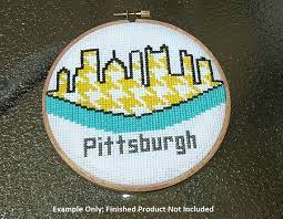 There are gaps in the weave at very regular spaces; Pittsburgh Skyline Cross Stitch Pdf Pattern Only Etsy In 2021 Cross Stitch Cross Stitch Art Embroidery And Stitching