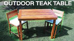 Mid century teak dining table from g plan, 1960s. How To Build A Teak Outdoor Table Teak Furniture Youtube