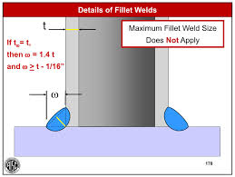 Max Size Fillet Weld In T Joint Welding Bonding