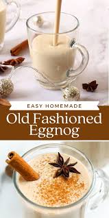 Easy Homemade Eggnog Recipe Make The Best Eggnog With Spiced Rum Video Eggnog Recipe Homemade Homemade Eggnog Eggnog Recipe