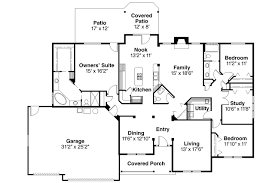 Three bedroom house plans also offer a nice compromise between spaciousness and affordability. Ranch House Plans Pleasanton 30 545 Associated Designs