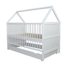 Baby bett kinderbett bienenbär 120x60 juniorbett 2 in1 umbaubar matratze neu. Micoland Babybett Kinderbett Juniorbett Bett Haus 140x70 Cm Umbaubar Mit Schublade Weiss