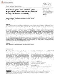 No plat terkini jpj number plate. Pdf Smart Refugees How Syrian Asylum Migrants Use Social Media Information In Migration Decision Making