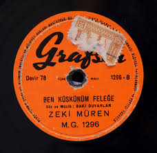 Zeki Muren Ben Kuskunum Felege Gercek Tas Plak Kaydi Gercekler Muzik Sanat Muzigi