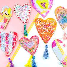 We offers decoration hearts products. Recycled Cardboard Heart Decorations Arty Crafty Kids