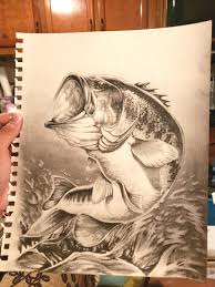 Game fish include kokanee and chinook salmon, largemouth and smallmouth bass, northern pike, yellow perch, black crappie, brown and black bullheads, and more. Largemouth Bass Drawing Drawing