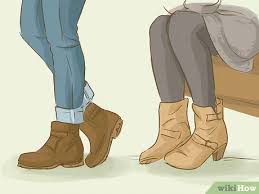 Hose ganz in die stiefel rein finde ich bei einem mann kindlich. Ankle Boots Oder Stiefeletten Richtig Kombinieren Wikihow