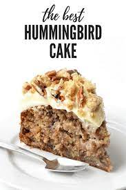 Hummingbird Cake With Cream Cheese Frosting Recipe Hummingbird Cake Recipes Desserts Cake Recipes