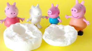 Como Hacer Molde De Silicona Casera De Peppa Pig La Cerdita Y George Pig 1 Sorpresas Silvia Hacer Moldes De Silicona Moldes De Silicona Como Hacer Moldes