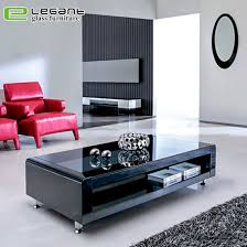The smooth surface of this coffee table makes your cleaning easier. Living Room Wooden White High Gloss Mdf Drawer Glass Coffee Table China Coffee Table Glass Coffee Table Made In China Com