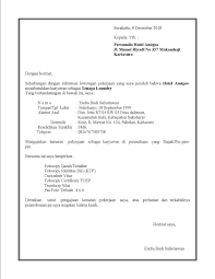 Bekerja disini maksudnya adalah bekerja kepada orang lain dan mendapatkan gaji. 21 Contoh Surat Lamaran Kerja Di Hotel Lengkap Dengan Posisinya Contoh Surat