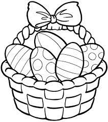 Download and print free easter basket and bunnies coloring pages. Easter Basket Coloring Pages Part 1