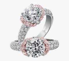 Find & download free graphic resources for wedding ring. Kgr 1016 2 18k White Gold And Rose Gold Engagement Pink And White Diamond Ring Png Image Transparent Png Free Download On Seekpng