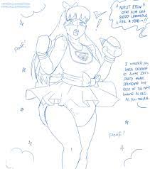 Super Girl Patreon sketch request By RED-MODA – Diapered Sassy