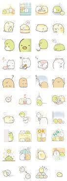 Sumikko Gurashi Animated Line Stickers Kawaii Drawings Kawaii Stickers Kawaii Doodles