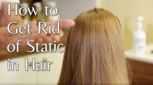 How To Get Rid Of Static In Hair - Youtube