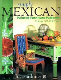 Simply Mexican Painted Furniture Patterns Colorful Flowers Etsy Mexican Furniture Painted Mexican Furniture Shabby Chic Decor