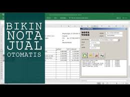 Contoh nota pembelian laptop : Free Nota Penjualan Toko Otomatis Versi Excel Youtube