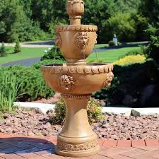 You can also place them on where to place your fountain. Dunigan Resin Lion Fountain Water Fountains Outdoor Water Fountain Indoor Water Fountains