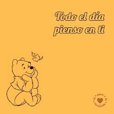 Dibujo De Winnie Pooh Con Frase De Amor Dibujos De Amor Imagenes De Amor Fotos Frases Bonitas