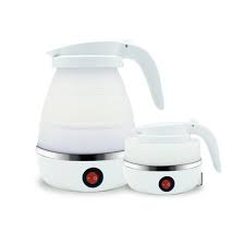 Portable Travel Folding Electric Water Kettle 600ml Mini Food Grade Silicone Folding Kettle For Home Outdoor Campi Electric Water Kettle Electric Kettle Kettle