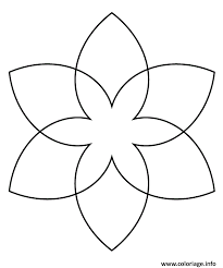 2) à partir du centre du rectangle, tracez une ligne verticale et une ligne horizontale divisant la forme manière dessinez des lignes qui serviront de guides pour les tiges et les feuilles. Coloriage Fleur Facile 45 Dessin Facile A Imprimer