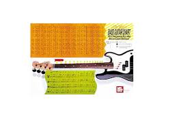 mel bay 94403 electric bass guitar wall chart by william bay