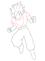 Anime face drawing goku drawing ball drawing drawing tricks drawing poses what to draw learn to draw dragon ball z cartoon body. How To Draw Goku Draw Central