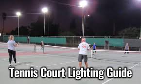 Tennis Court Lighting Layout Lighting Design Tachyon Light