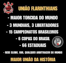 El sport club corinthians paulista, conocido simplemente como corinthians, es un club polideportivo brasileño de la ciudad de são paulo.si bien la institución participa en numerosos deportes, su reconocimiento y sus principales logros se han conseguido en el fútbol masculino profesional. Uniao Flamengo E Corinthians Rende Memes Na Internet Veja Os Melhores Galerias