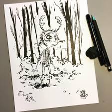 Джим микл, тоа фрейзер, робин грэйс. Gus From Sweet Tooth Original Available Http Skottieyoungstore Bigcartel Com Dailysketch Inktober Ink Jefflemire Desenhos Fazer Desenhos Desenho