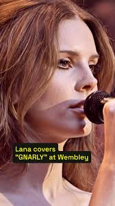 losing my mind over this haunting cover that @honeymoon did of  @katseyeworld’s “GNARLY” at Wembley, #lana #gnarly #katseye #lanadelreyfans