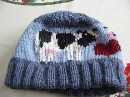Cow Hat Pattern By Franziska Geiser Hat Knitting Patterns Knitted Headband Free Pattern Intarsia Knitting
