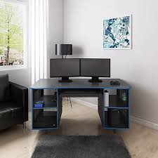 Staples Emergent Gaming Desk Black Spus Egdb At Staples Room Setup Gaming Room Setup Gaming Desk Setup