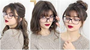 Super Easy Cute Hairstyles For Bangs Glasses Cute Simple Hairstyles Long Hair With Bangs Hairstyles With Bangs