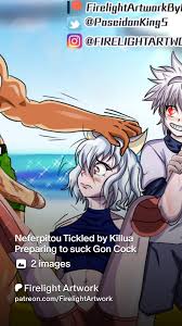 Neferpitou Tickled by Killua Preparing to suck Gon Cock | Patreon