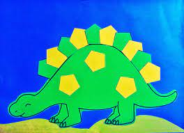 Twanneke Dinosaur Shapes Pentagon Shapes Shape Activities Preschool Preschool Learning Activities Dinosaur Activities