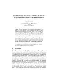 Some examples for quantitative research titles: Pdf Effect Induced By The Covid 19 Pandemic On Students Perception About Technologies And Distance Learning